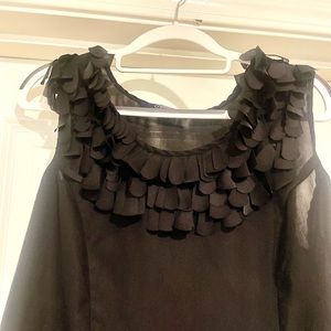 Lovely silky black blouse.